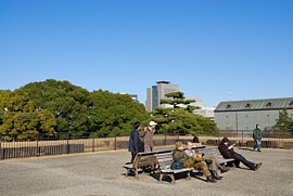天守閣の展望台